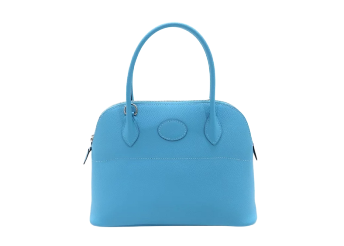 エルメス-ボリード27_ブルートール-シルバー金具-エプソン　520000円